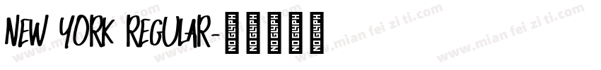 New York Regular字体转换